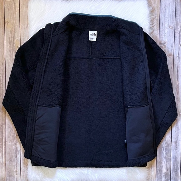 The North Face Men’s Campshire Sherpa Fleece Full Zip Jacket In Blue - Picture 4 of 8